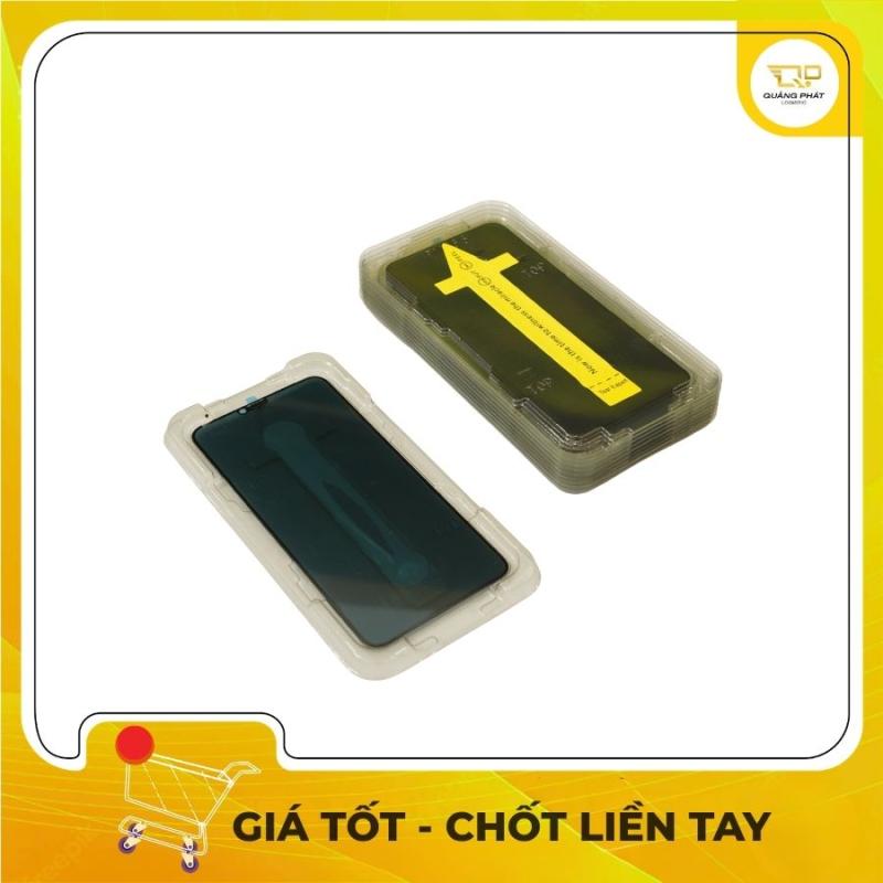 Kính Cường Lực Tự Dán Thông Minh Magic Box - Khung Định Vị Tự Lấy Bụi Chống Nhìn Trộm Cao Cấp
