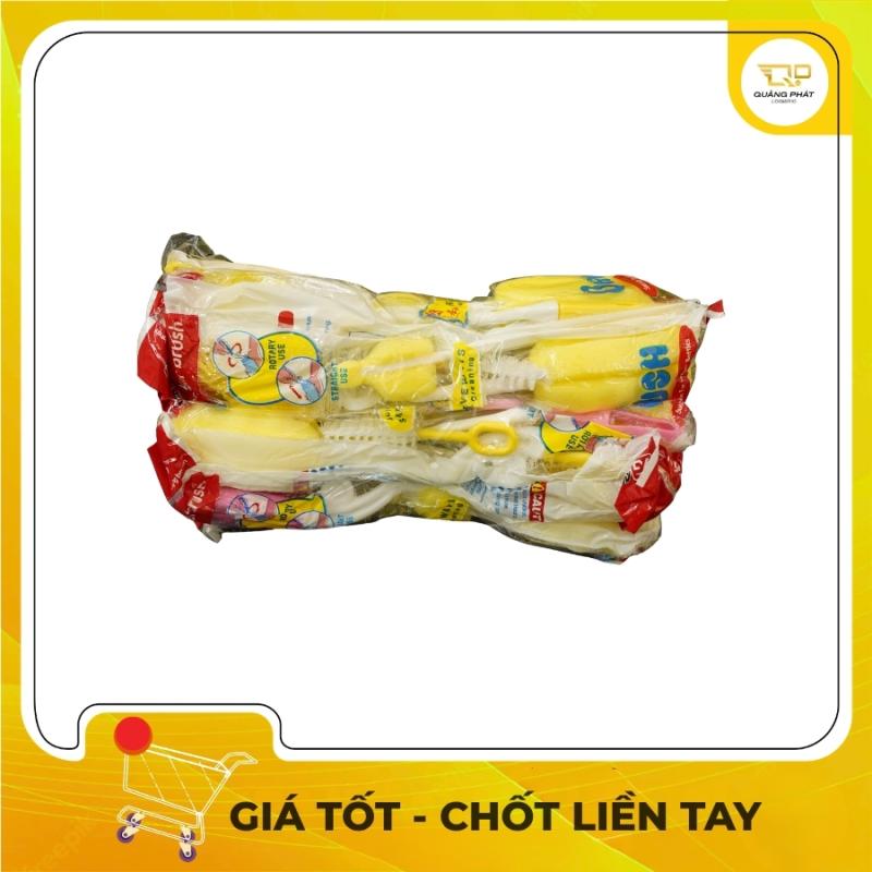 Bộ Dụng Cụ Chổi Cọ Rửa Bình Sữa Đa Năng Tiện Lợi Cho Bé, Mới 100%