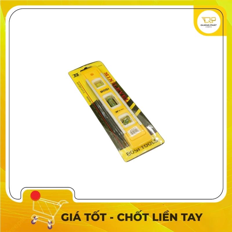 Thước Thủy Cân Bằng Mini BOSI 9 Inch Có Nam Châm Độ Chính Xác Cao Mới 100%